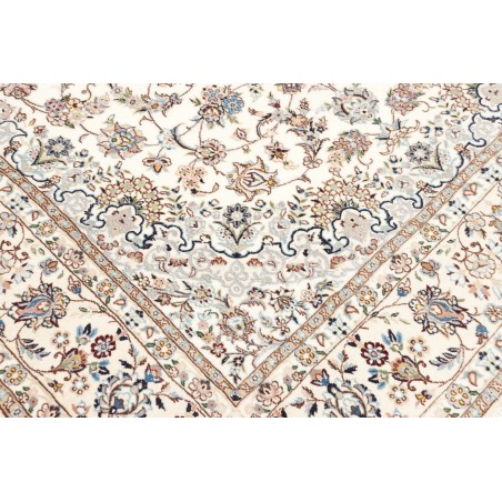 Tappeto Nain 9La Persia bianco azzurro 200x307