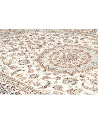 Tappeto Nain 9La Persia bianco azzurro 200x307
