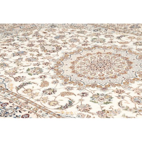 Tappeto Nain 9La Persia bianco azzurro 200x307
