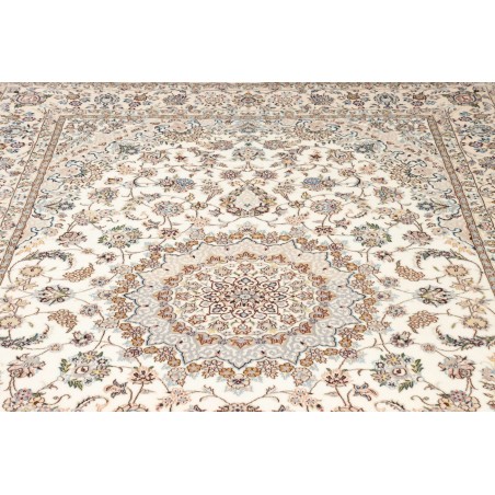 Tappeto Nain 9La Persia bianco azzurro 200x307