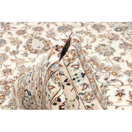 Tappeto Nain 9La Persia bianco azzurro 200x307