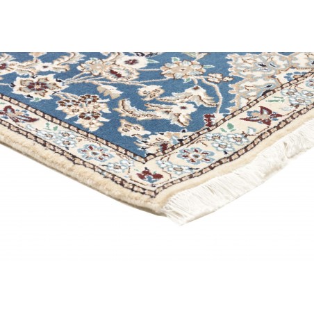 Tappeto Nain 9La Persia bianco blu 82x200