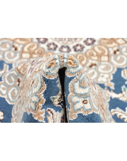 Tappeto Nain 9La Persia bianco blu 82x200