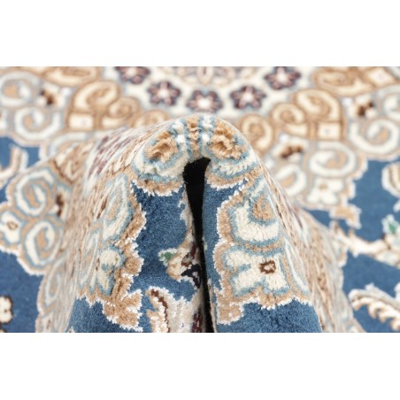 Tappeto Nain 9La Persia bianco blu 82x200