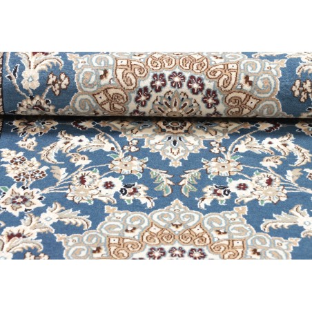 Tappeto Nain 9La Persia bianco blu 82x200