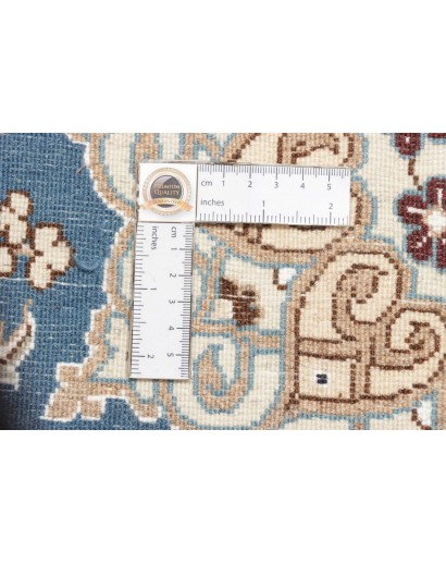 Tappeto Nain 9La Persia bianco blu 82x200