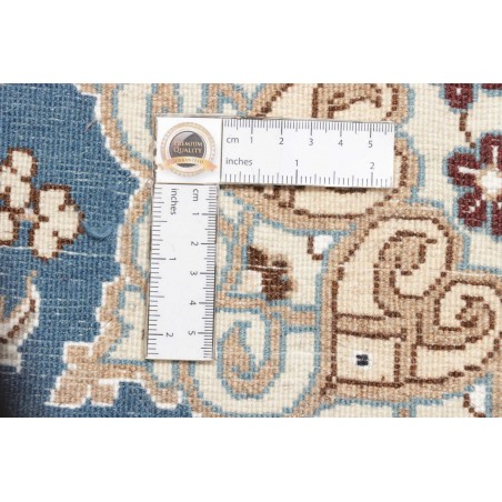 Tappeto Nain 9La Persia bianco blu 82x200