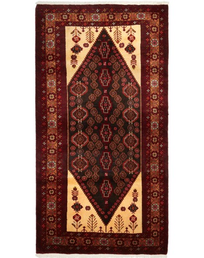 Tappeto Baluch Persia marrone 105x198