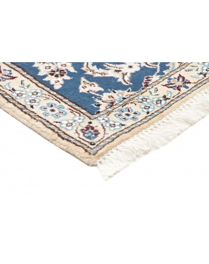 Tappeto Nain 9La Persia bianco azzurro 78x203
