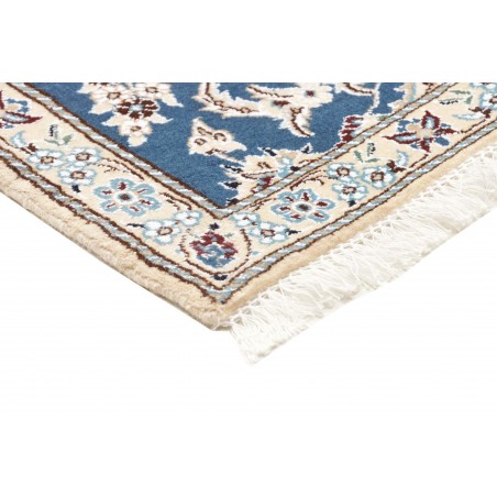 Tappeto Nain 9La Persia bianco azzurro 78x203