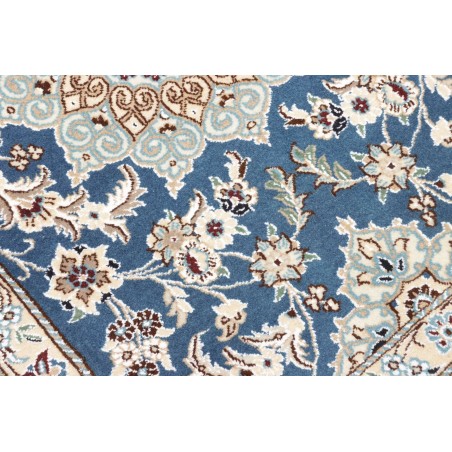 Tappeto Nain 9La Persia bianco azzurro 78x203