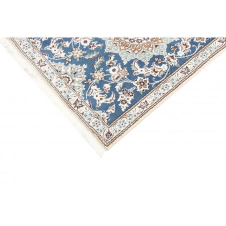 Tappeto Nain 9La Persia bianco azzurro 78x203