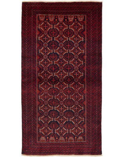 Tappeto Baluch Persia grigio beige 108x208