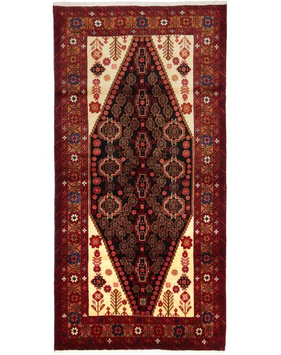 Tappeto Baluch Persia marrone 105x213