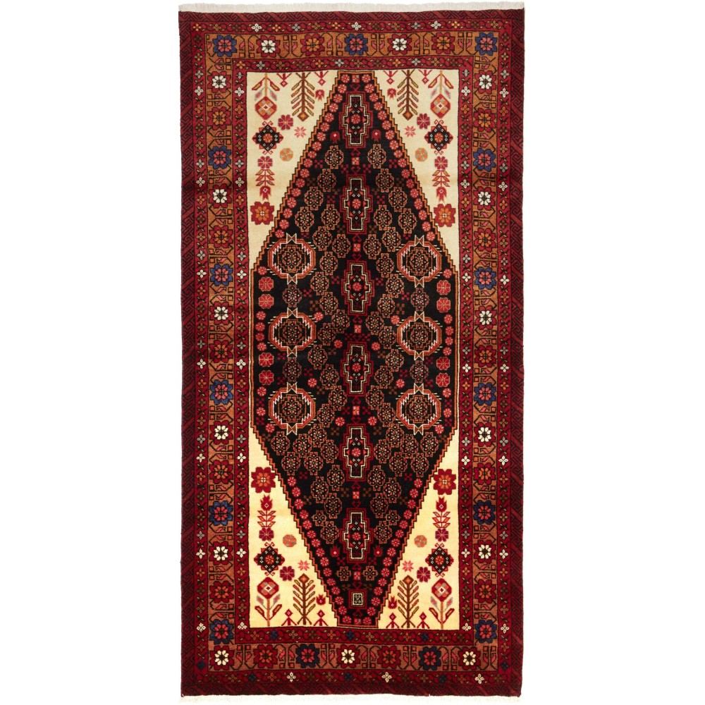 Tappeto Baluch Persia marrone 105x213 Tappeto Baluch Persia marrone 105x213