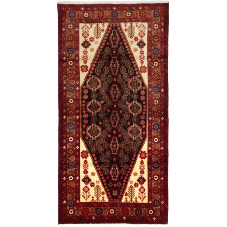 Tappeto Baluch Persia marrone 105x213