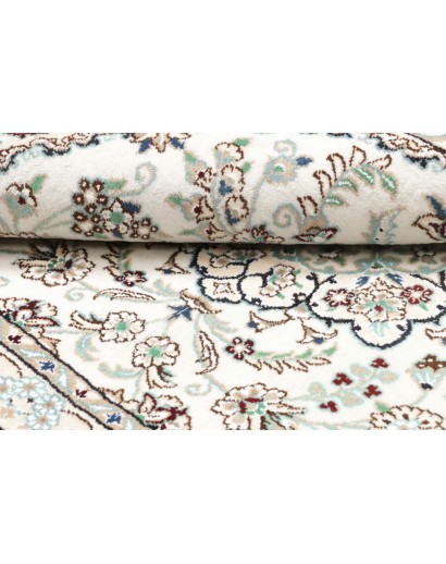 Tappeto Nain 9La Persia bianco verde 102x145