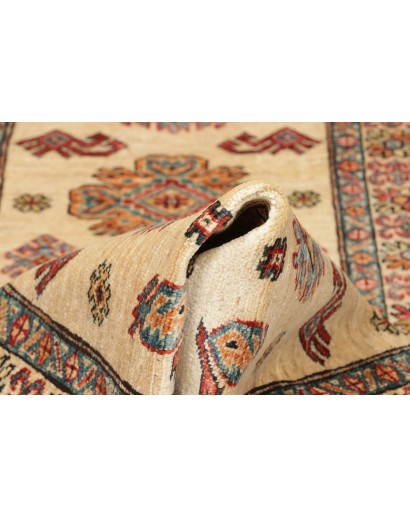 Tappeto Kazak Fine Pakistan marrone rosso 80x242
