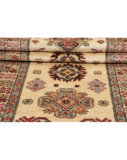 Tappeto Kazak Fine Pakistan marrone rosso 80x242