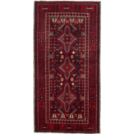 Tappeto Baluch Persia marrone bianco 105x212