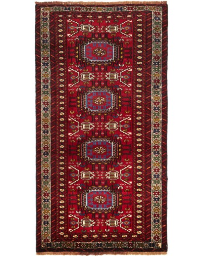 Tappeto Baluch Persia marrone giallo 98x190