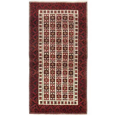 Tappeto Baluch Persia beige marrone 97x187