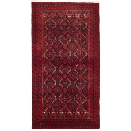 Tappeto Baluch Persia marrone rosso 107x200