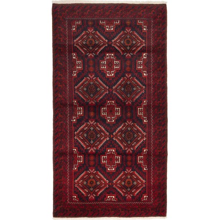 Tappeto Baluch Persia grigio marrone 110x202