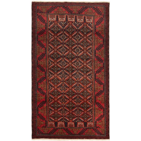 Tappeto Baluch Persia grigio marrone 100x182
