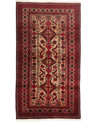 Tappeto Baluch Persia marrone 96x181