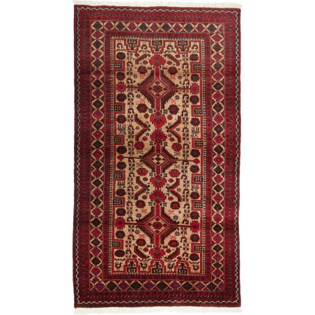 Tappeto Baluch Persia marrone 96x181