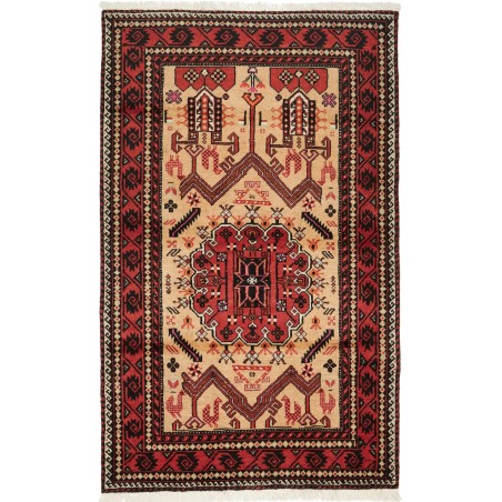 Tappeto Baluch Persia rosso marrone 115x190