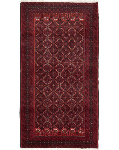 Tappeto Baluch Persia grigio marrone 110x207