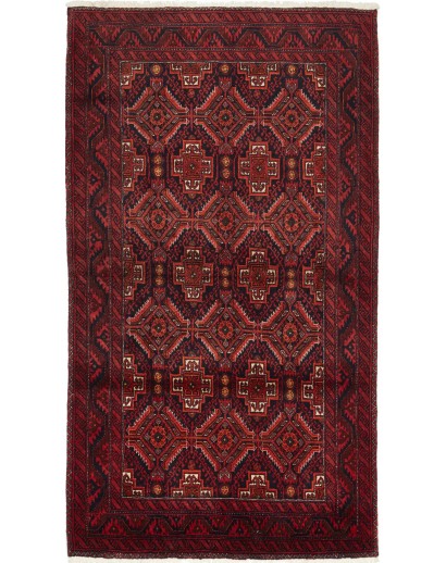 Tappeto Baluch Persia grigio marrone 107x189