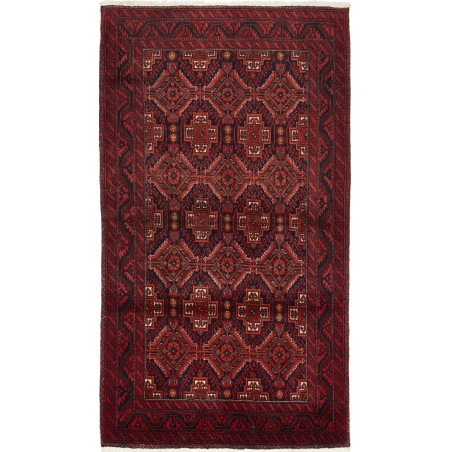 Tappeto Baluch Persia grigio marrone 107x189