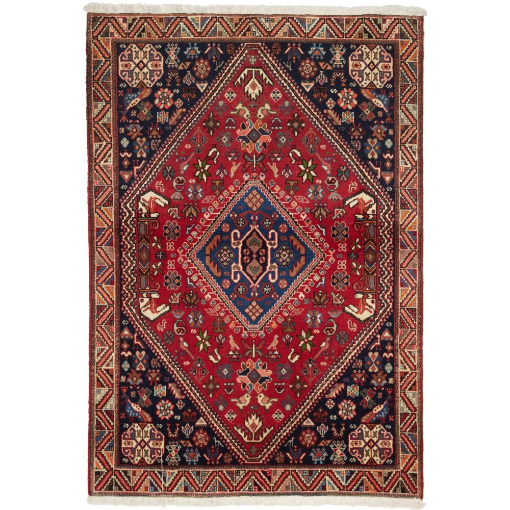 Tappeto Abadeh Persia marrone beige 98x144 Tappeto Abadeh Persia marrone beige 98x144