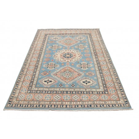 Tappeto Kazak Afghanistan bianco azzurro 149x207