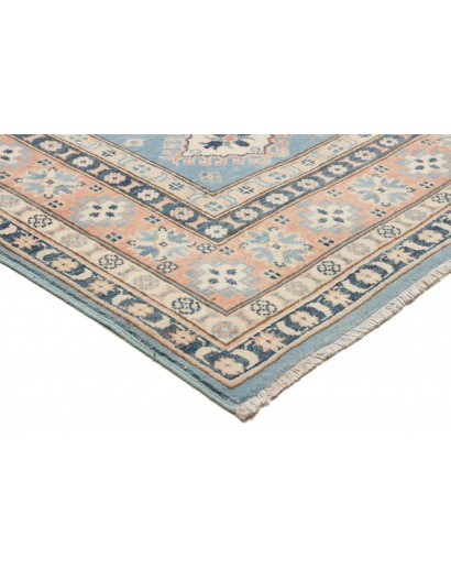 Tappeto Kazak Afghanistan bianco azzurro 149x207