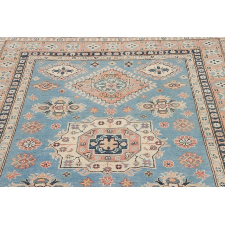 Tappeto Kazak Afghanistan bianco azzurro 149x207