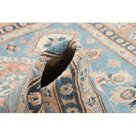 Tappeto Kazak Afghanistan bianco azzurro 149x207