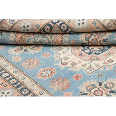 Tappeto Kazak Afghanistan bianco azzurro 149x207