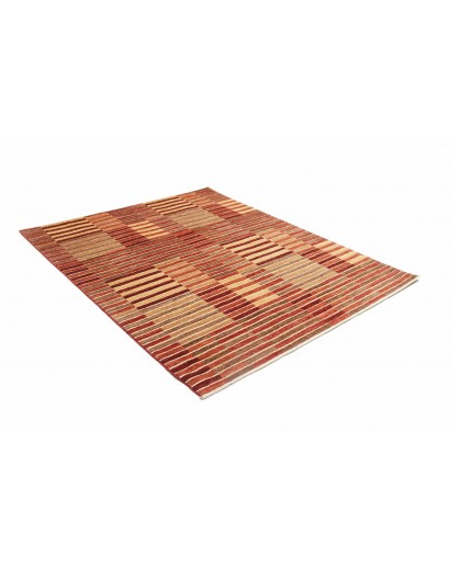Tappeto Barjesta Pakistan rosso marrone 154x200