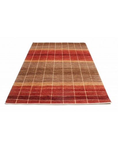 Tappeto Barjesta Pakistan rosso marrone 155x207