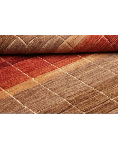 Tappeto Barjesta Pakistan rosso marrone 155x207