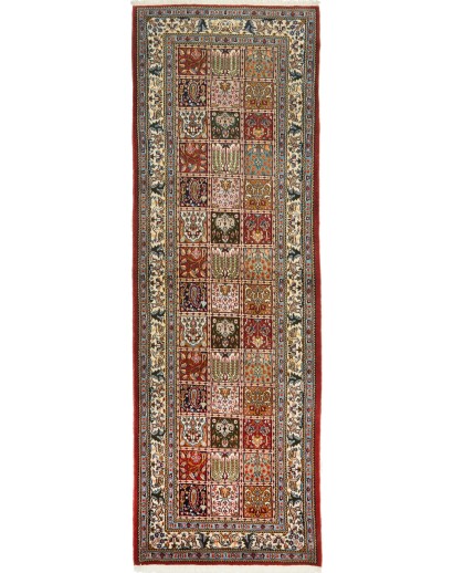 Tappeto Moud Persia azzurro giallo 79x248