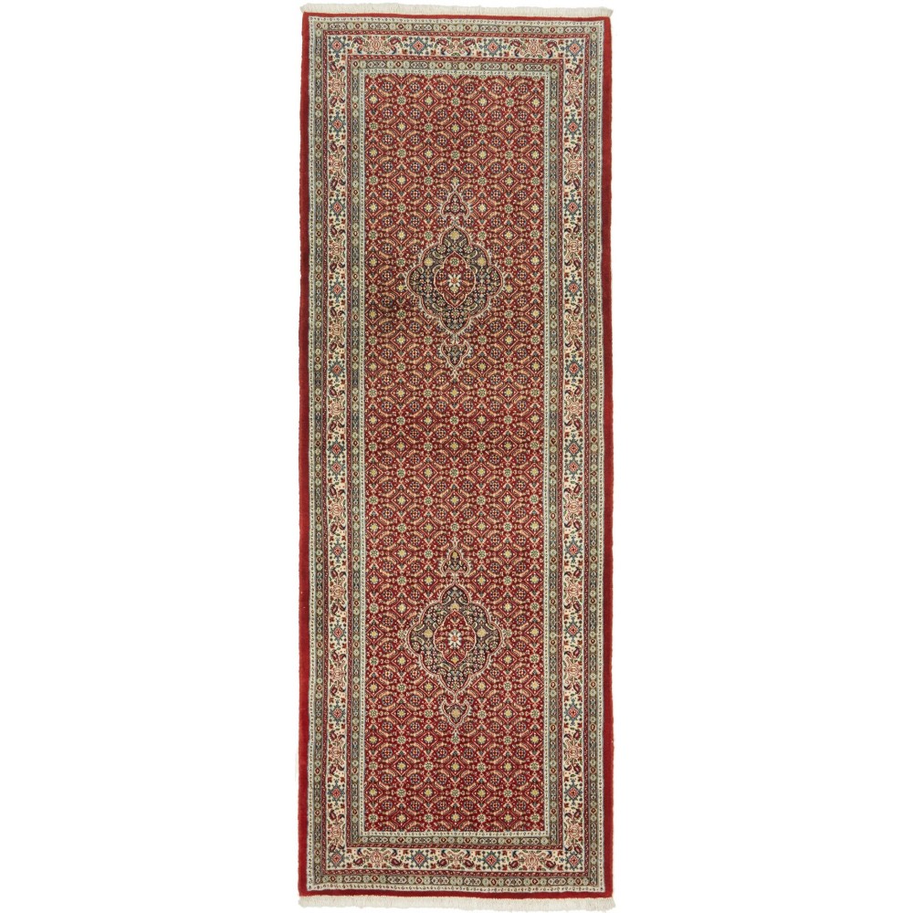 Tappeto Moud Persia marrone bianco 80x238 Tappeto Moud Persia marrone bianco 80x238
