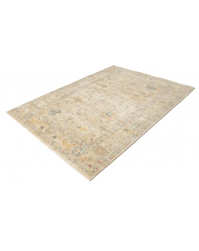 Tappeto Malka Pakistan marrone azzurro 171x230