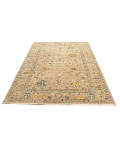 Tappeto Malka Pakistan marrone azzurro 171x230