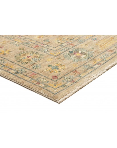 Tappeto Malka Pakistan marrone azzurro 171x230