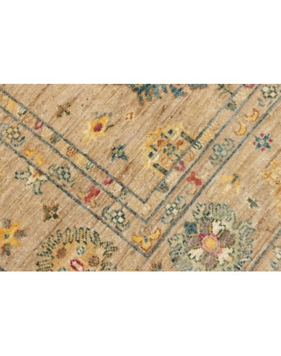 Tappeto Malka Pakistan marrone azzurro 171x230